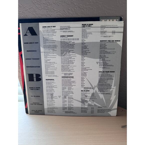 The Power Station Self-Titled LP Vinyl Record 33⅓ RPM – Capitol Records 1985 - Picture 5 of 7
